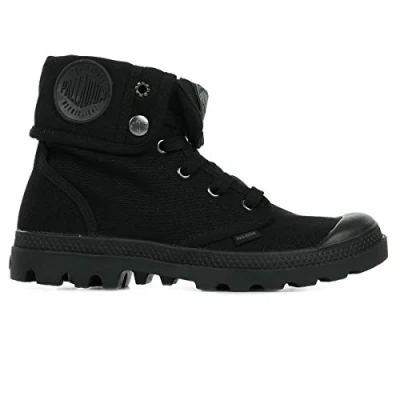 Image of Palladium Womens Us Baggy F Hi Top Trainers, Black, 5 UK (38 EU)