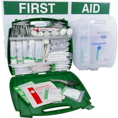 Image of Safety First Aid Group Evolution Eyewash &amp; Point BS 8599 Compliant, Large Fully Stocked
