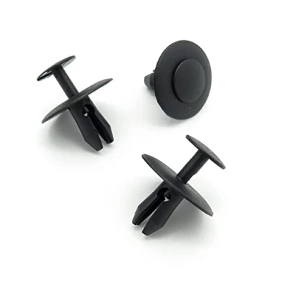 Image of VVO Fasteners Black Plastic Centre Console Trim Fastener Clips for Citroen C3, C4, DS3, DS4, DS5, (Pack of 10)