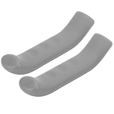 Image of Keenso Bike Brake Grips, 4 Colors Anti Slip Silicone Lever Grips Waterproof Bicycle Cover Handle Protector Cycling Accessory(Grey) Bicycles and Spare Parts
