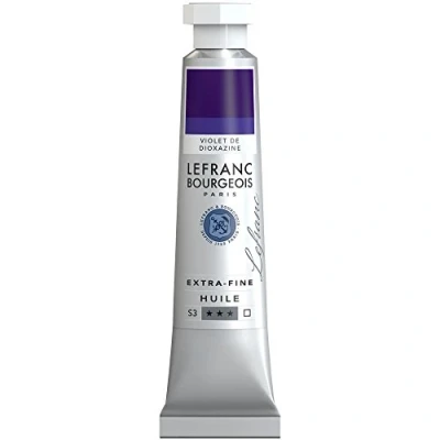 Image of Lefranc Bourgeois Extra Fine oil paints Artist Pigments, based paint, Dioxazine Violett, 20 ml
