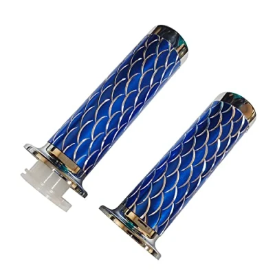 Image of GOOFIT Aluminum 7/8&#039;&#039; Motorcycle Handle Grips Handlebar Grip Core Replacement For 50cc 70cc 90cc 110cc 125cc 150cc 200cc 250cc Chinese Dirt Bike Scooter Moped Pit Trail Blue