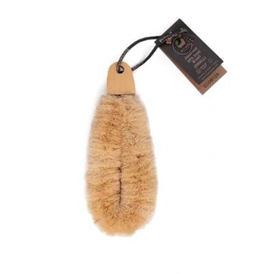 Image of Eco Bath London Natural Sisal Japanese Spa Brush Body Back Scrubber and Dry Brushing for Deep Exfoliation Smooth Skin, Firm Bristles (Small)