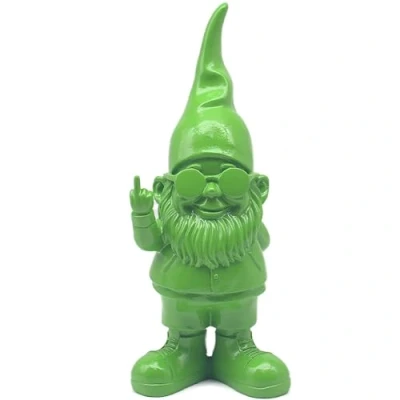 Image of Lesser &amp; Pavey Gnomes Behaving Badly Grn 27cm Figurines Statues For Home Decor Ideal Ornaments Friendship Gifts Women Men Lovely Table Centerpiece Living Room Accessories