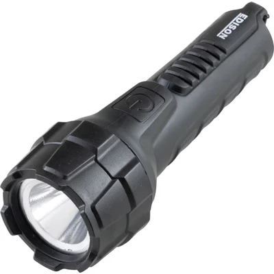Image of Edison EWT003 Rubber LED Waterproof Torch 3W CREE 2X D Batteries