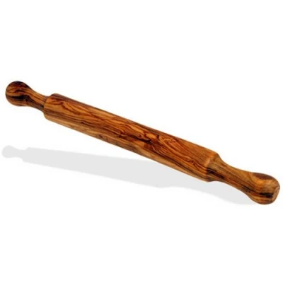 Image of Olive Wood Rolling PIN 40cm by Mastro Leonardo Handmade in Italy (Wooden Pin)