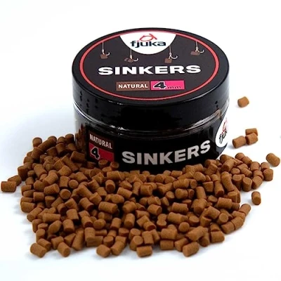 Image of Fjuka Sinkers Natural Hookbait pellets 4mm Fishing