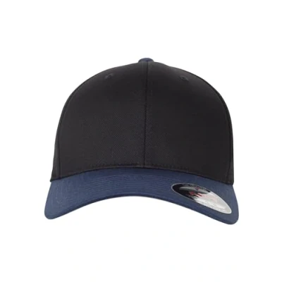 Image of Flexfit Wooly Combed 2TONE Cap, Size: L/XL, Blk/nvy