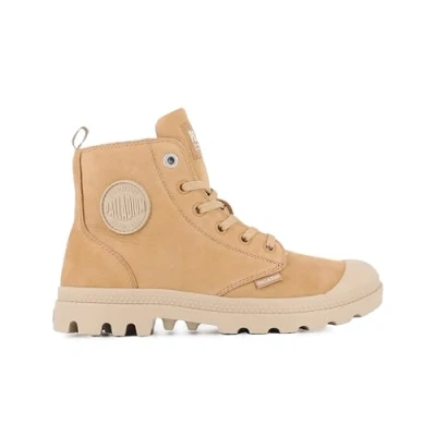 Image of Palladium, PAMPA HI ZIP WOOL, Sneaker Boots female, Beige, 5 UK