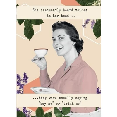 Image of Funny Birthday Card For Her, Female Funny, Happy Her Women