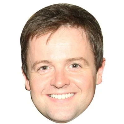 Image of FoxyPrinting Dec Donnelly Celebrity Cardboard Party Face Mask Fancy Dress