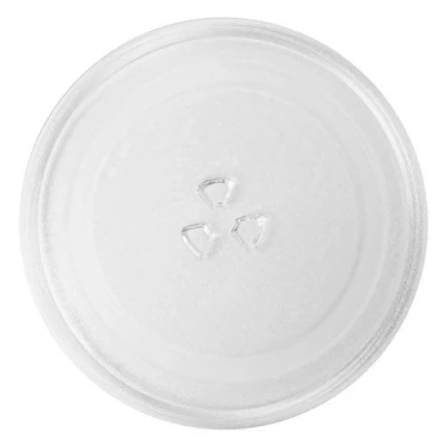 Image of Spares2go Glass Turntable Plate for Currys Essentials C17MW14 Microwave Oven (255mm / 10&quot; Diameter)