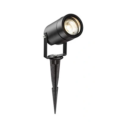 Image of KnightsBridge 230V IP65 GU10 Spike Light Black