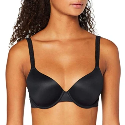 Image of Calvin Klein Women&#039;s Lightly Lined Pc 000qf4082e Bras, Black (Black), 36B
