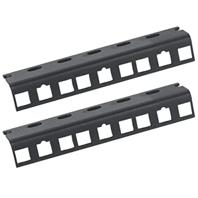 Image of HMF 66803 02 Rack Rail for Server Cabinets Pack of 2 10 Inch 3U Black