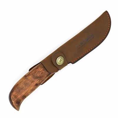 Image of TOURBON Leather Hunting Knife Sheath Cover Snap Hunter Knives Hold Case