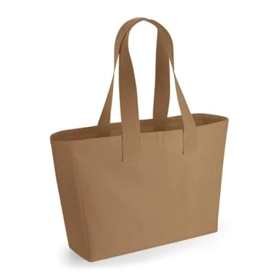 Image of Westford Mill ® W610 Everyday Canvas Tote Caramel