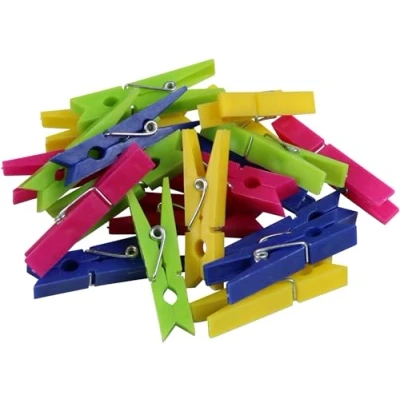 Image of Cao Camping Pack of 20 Mini Clothes Pegs