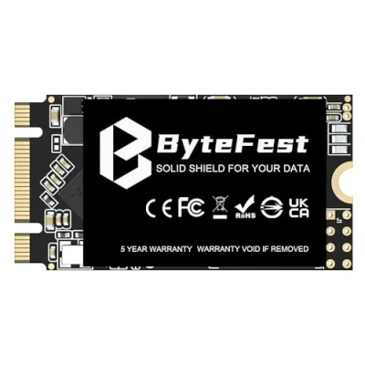 Image of ByteFest 512GB SSD M.2 2242 NGFF SATA III 6 Gb/s Internal Solid State Drive(22x42mm), High Performance, 3D NAND, Upgrade storage for laptop and desktop