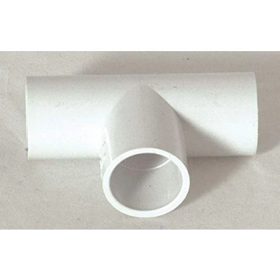 Image of Solvent Weld 21.5mm 90 Degree Overflow Pipe Tee Pack of 5
