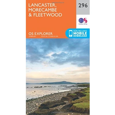 Image of Explorer Active 296 Lancaster, Morecambe &amp; Fleetwood Map With Digital Version