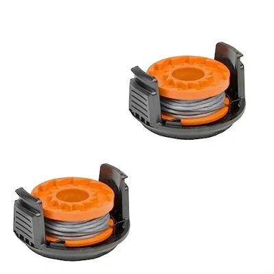 Image of URPIZY 2 PACK Trimmer Replacement Spool Line with Cover For MCGREGOR MCT1825 MCT2X1825 18v 1.5mm 1x2.5m Strimmer
