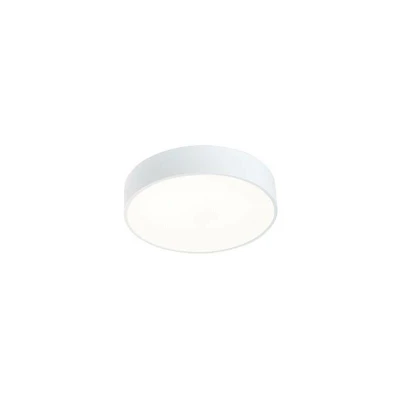 Image of Caprice LED Round Flush Ceiling Light White Phase Cut Dimming 24cm 2040lm 3000K