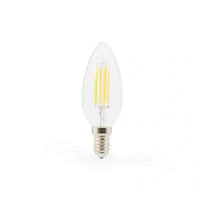 Image of V TAC 4W LED Candle Filament Bulb Color:4000K E14