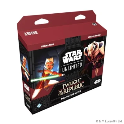 Image of Fantasy Flight Games Star Wars: Unlimited TCG Twilight of the Republic STARTER SET Master Clone Wars Trading Card Game for Kids and Adults, Ages 12+, 2 Players, 20 Min Playtime