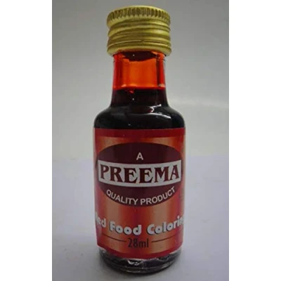 Image of Preema RED Food Colouring Liquid Cake Decoration Icing Desserts 28 ml