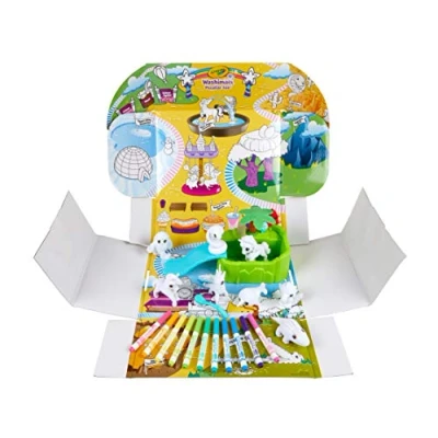 Image of CRAYOLA 74 7430 E 000 Washimals Peculiar Zoo Playset