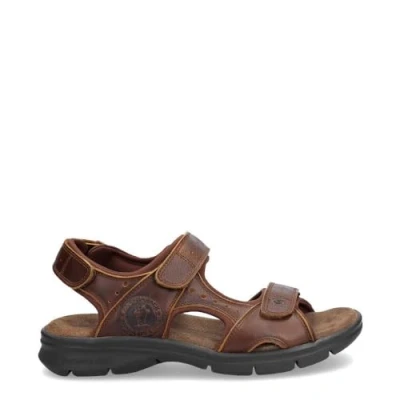 Image of Panama Jack Men&#039;s Salton Basics C4 Brown Outdoor Leather Sandals