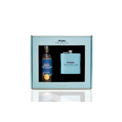 Image of The English Gift Pack: 20cl Original Single Malt &amp; Hipflask, 43% vol
