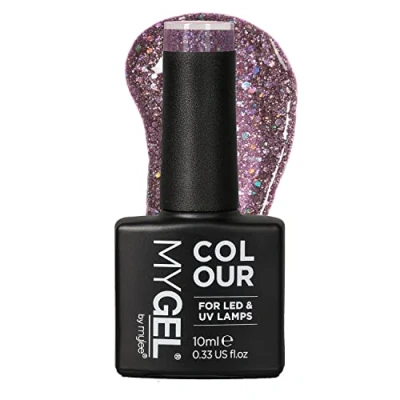 Image of Mylee Gel Nail Polish 10ml [All eyes on me] UV/LED Soak Off Art Manicure Pedicure for Professional, Salon &amp; Home Use [Bold Glitters Range] Long Lasting Easy to Apply