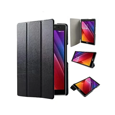 Image of Case for Asus ZenPad 8 inch Z380M/Z380CX/Z380KL Tablet Cover Business light luxury Premium Smart PU Leather with Auto Sleep/Wake (Black)