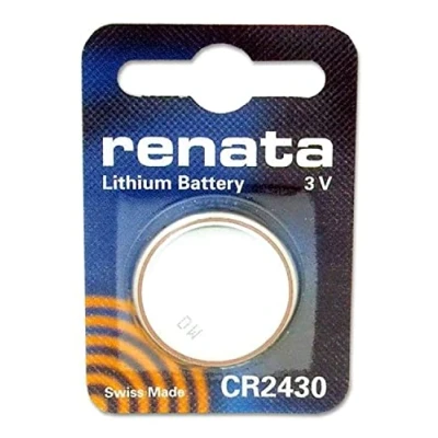 Image of Renata CR2430 3 Volt 24.5 x 3.0 mm Lithium Battery