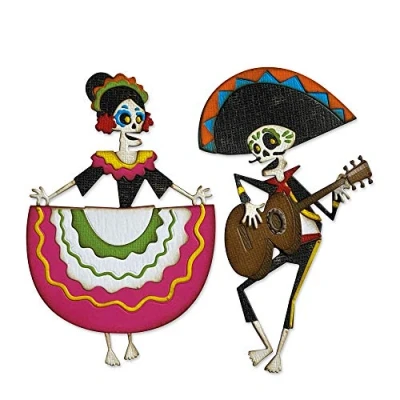 Image of Thinlits Die Set 21PK Day of The Dead Colorize by Tim Holtz
