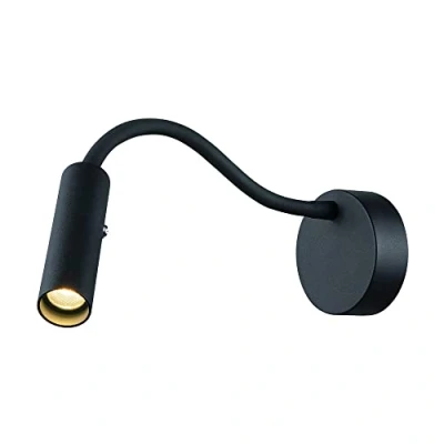 Image of SLV Karpo Goose LED wall light, dimmable, black