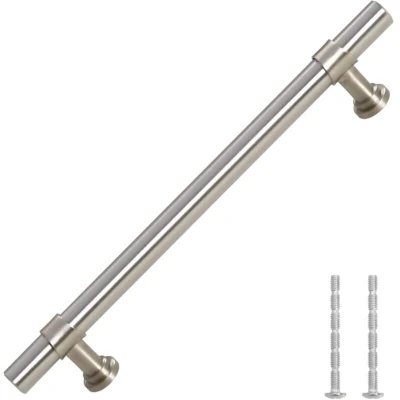 Image of vidaXL Cabinet Handles 10 pcs Silver 128 mm Stainless Steel
