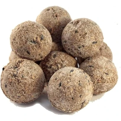 Image of Beewarm Premium Wild Bird Food 5L Bag Fat Balls for Garden Birds High Energy, No Mess Feed (5L, Balls)
