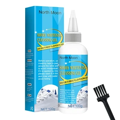Image of Shoe Cleaner for Sneakers Shoes Whitening Cleansing Gel Care Kits Premium Cleaning Kit Stain Remover Polish Whitener Restorer and Casual