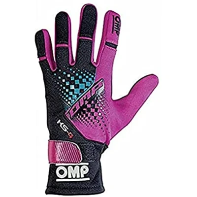 Image of OMP ompkk02744e277 M Ks 4 Gloves MY2018 Black/Magenta Sz
