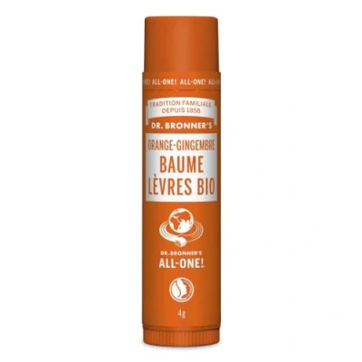 Image of Dr Bronner&#039;s Organic Lip Balm 4g Orange Ginger