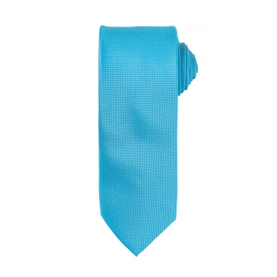 Image of Premier Mens Micro Waffle Formal Work Tie (Turquoise) One Size
