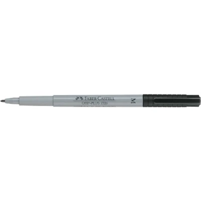 Image of Faber Castell Multimark Non Permanent Medium Marker Black (Box of 10)