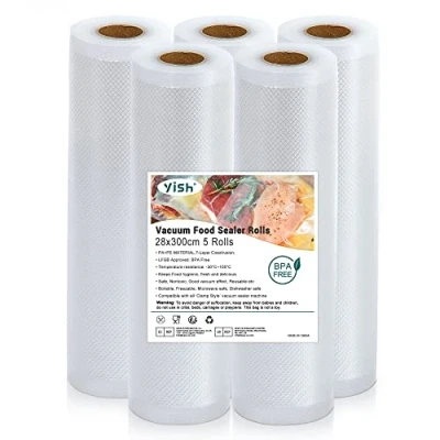 Image of YISH Y283005 Vacuum Sealer Bag, PA (Polyamid) + PE Harz (Polyethylen)