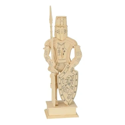 Image of Quay Medieval Knight Woodcraft Construction Kit FSC