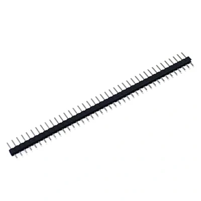 Image of 10PCS Right Angle Single Double Row 40 pin 2mm 2.54mm Male Header for Breadboard (single 2.0)