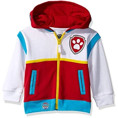 Image of Paw Patrol Nickelodeon Toddler Boys Ryder Costume Hoodie, Multi, 4T