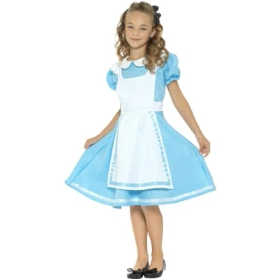 Image of Smiffys Wonderland Princess Costume Blue Teen Girl Age 12 years +